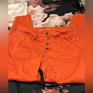 Orange Skinny pant